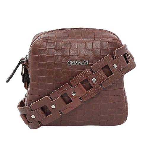 Bolsa de Couro Griffazzi Marrom