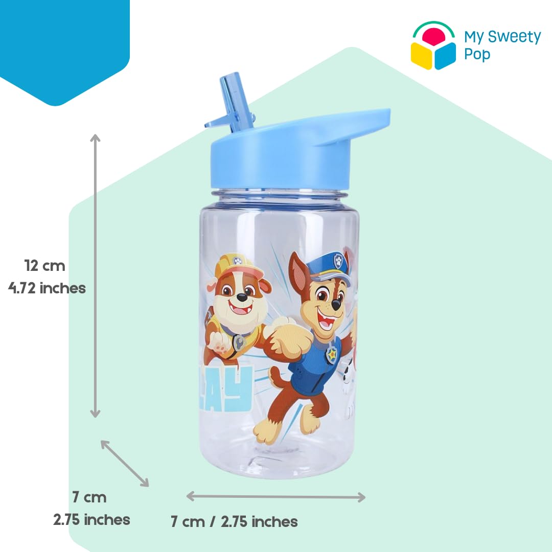 Gourde Pat Patrouille Transparente Plastique 12 cm 450 ml Enfant