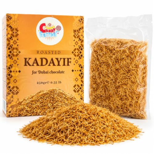 Premium 250 gr 8.8 Oz Roasted &amp; Shredded Kadayif (Kataifi) Fillo Dough