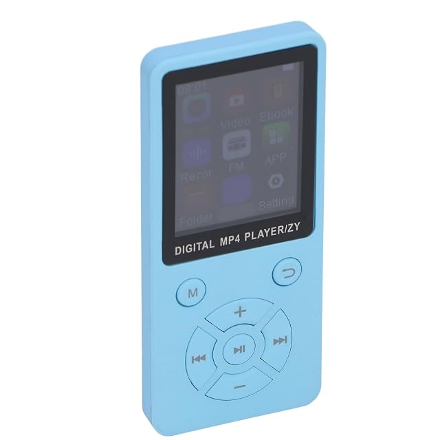 MP3 MP4 Player 1 8 Inch Color Screen HiFi Portable Music Player Blue