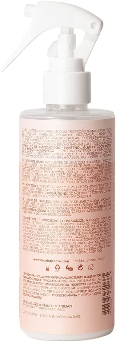 Fluído Reparador Essential Braé Hair Repair Spray 260ml, BRAÉ