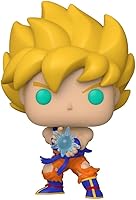 Vista 2 de Funko Pop Animation: Dragon Ball Z - SS Goku with Kamehameha Wave Multicolor, 3.75 Inches - Collectable Vinyl Figure - Gift Idea - Official