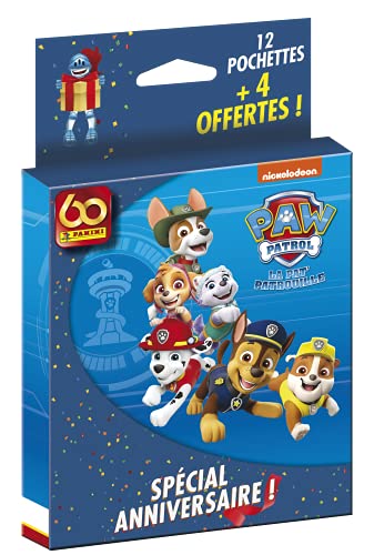 Panini France SA-Paw Patrol Pat Patrouille (7) Offre spéciale 60 Ans Blister 12+4, 004176KBF16 Cover