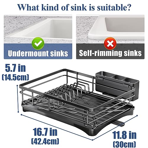 Sntd SNTD-YY-C Dish Drying Rack For Kitchen Counter thumb #4