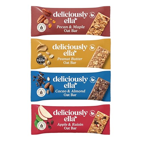 Deliciously Ella Oat Bars Variety Pack 12 Count