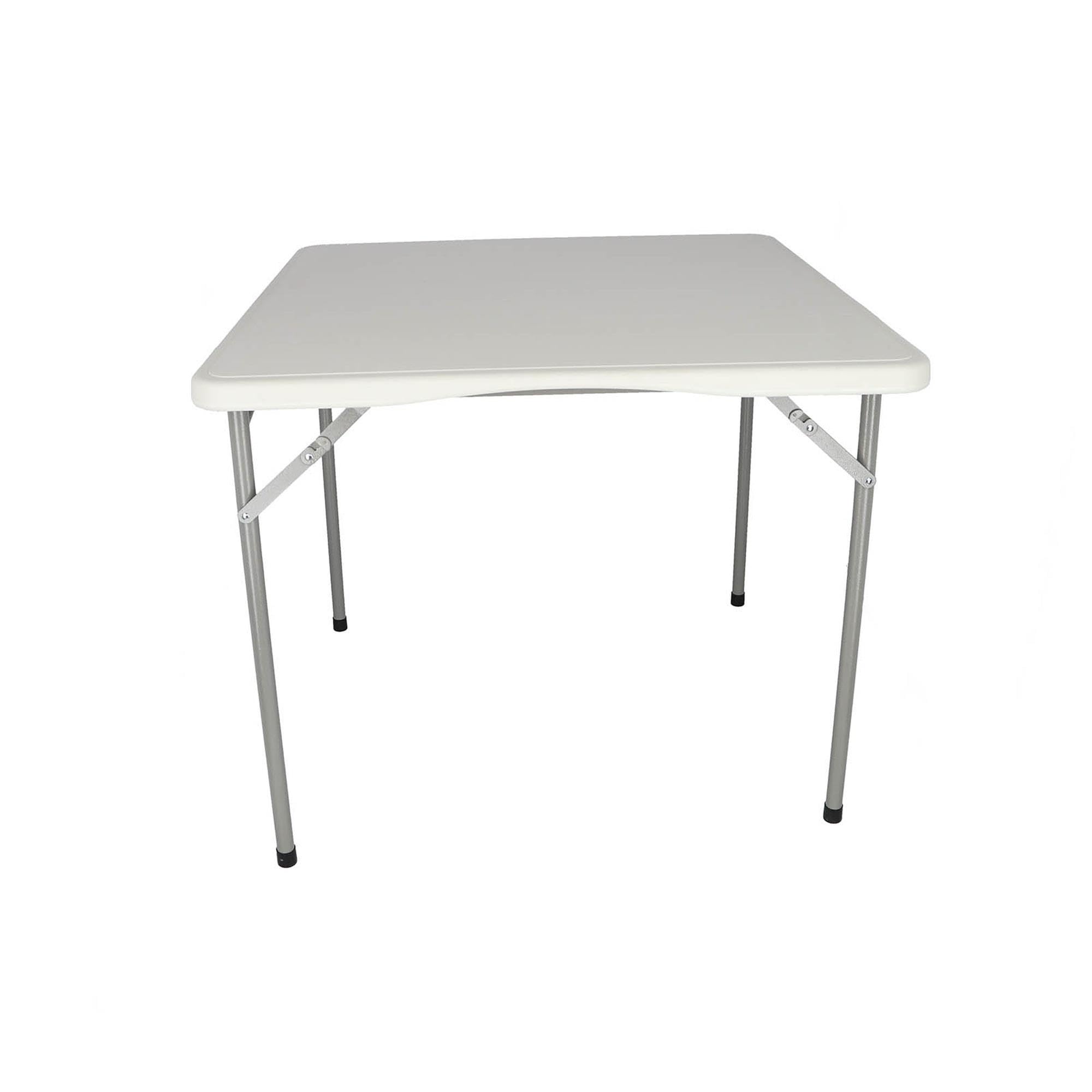 Well Home Table Pliante foramto carrée en polyéthylène 70 x 70 x 75 cm