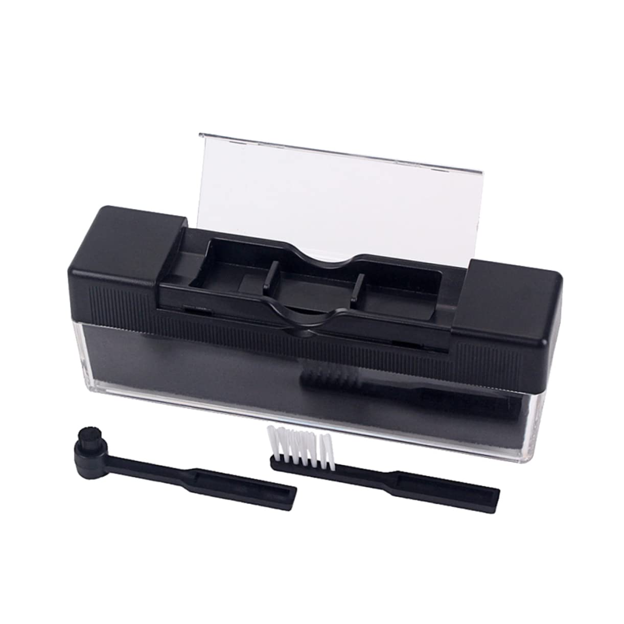 Uonlytech 3ensembles Kit De Nettoyage pour Disques Vinyles avec Brosse Antistatique Et Petites Brosses De Nettoyage pour Éliminer Poussière Et Saleté des Disques Vinyles