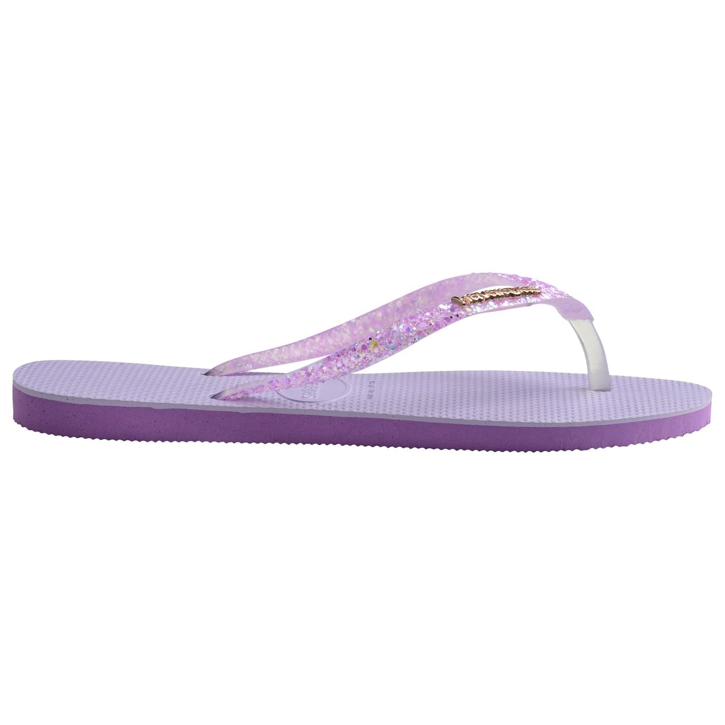 Slim Glitter Flourish womens Flip Flops