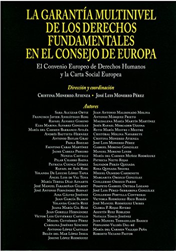 Portada de Garantía multinivel de los derechos fundamentales en el Consejo de Europa La