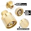 Hromee Forklift Propane Tank Connector RE7141F, Female Quick Install Forklift Fitting Adapter