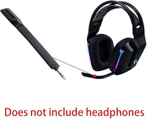 Miniatura 5 de HUYUN Micrófono de reemplazo de micrófono de aislamiento de ruido de sonido de cristal compatible con auriculares Logit G733 Lightspeed RGB para