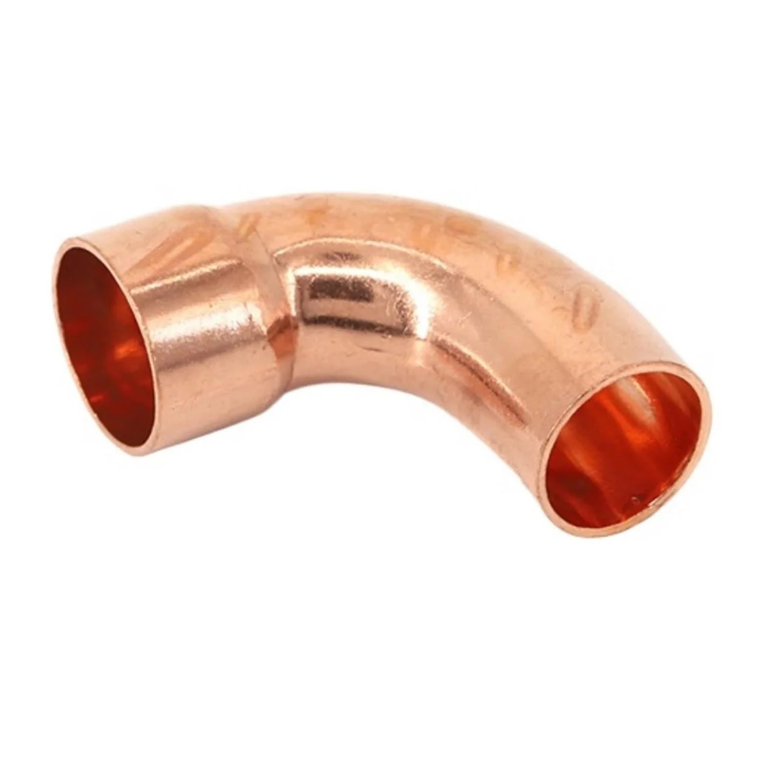 QWZTAEOZA 1pc Single Socket 89mmx2.3mm ID Weld Socket End Feed Solder Long Radius Elbow 90 Pipe Fitting