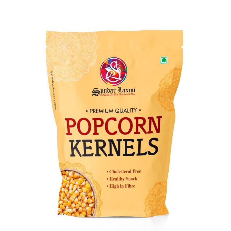 SUNDARLAXMI Popcorn Kernels Seeds 500G| Gourmet Butterfly Popcorn | High Expansion A Grade Makkai | Imported Raw Maize | Ready to Cook | Healthy Homemade Snack-picture-30