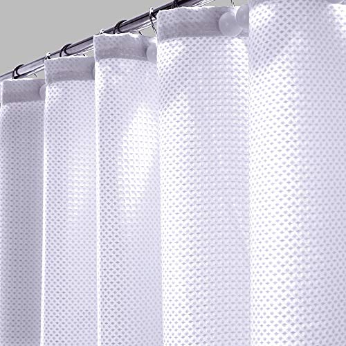 Hanhao Shower Curtain of Dobby Texture with Rustproof Metal Grommets and Weighted Bottom