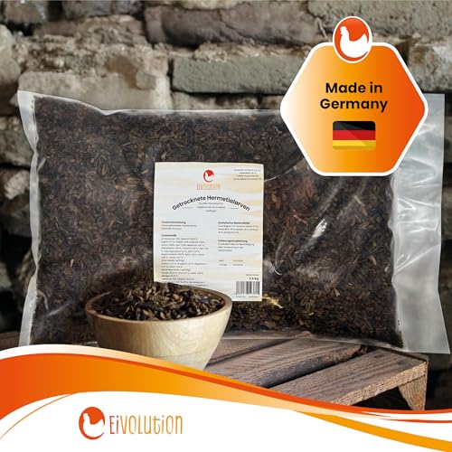eivolution Soldatenfliegenlarven Getrocknet 2,5 kg - Hühnerfutter