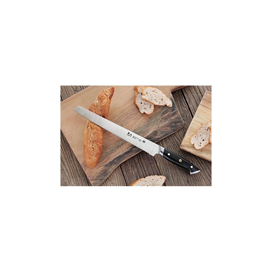 Cangshan Z Series 62502 German Steel Forged Bread Knife, 10.25-Inch