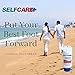 SelfCare+ Diabetic Foot Cream For Dry Cracked Feet. Leaves Hands Legs, Feet & Body Smooth Patented Lotion, 5 oz