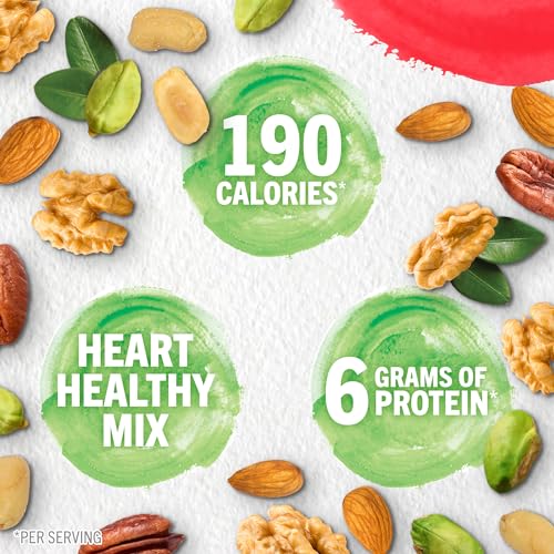 PLANTERS NUT-rition Heart Healthy Nut Mix, Snack Mix, 18.25 Oz 32 51esTUoRjvL