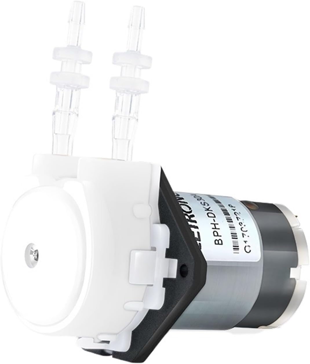 1pc Peristaltic Pump 3V/6V/12V/24V Micro Self Priming Mute Peris Brush Motor Micro Small Mini Peristaltic Pump(White,BPH-DKS30A)