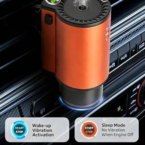 Diffuseur de parfum pour voiture élimine odeurs habitacle 3 modes - 5