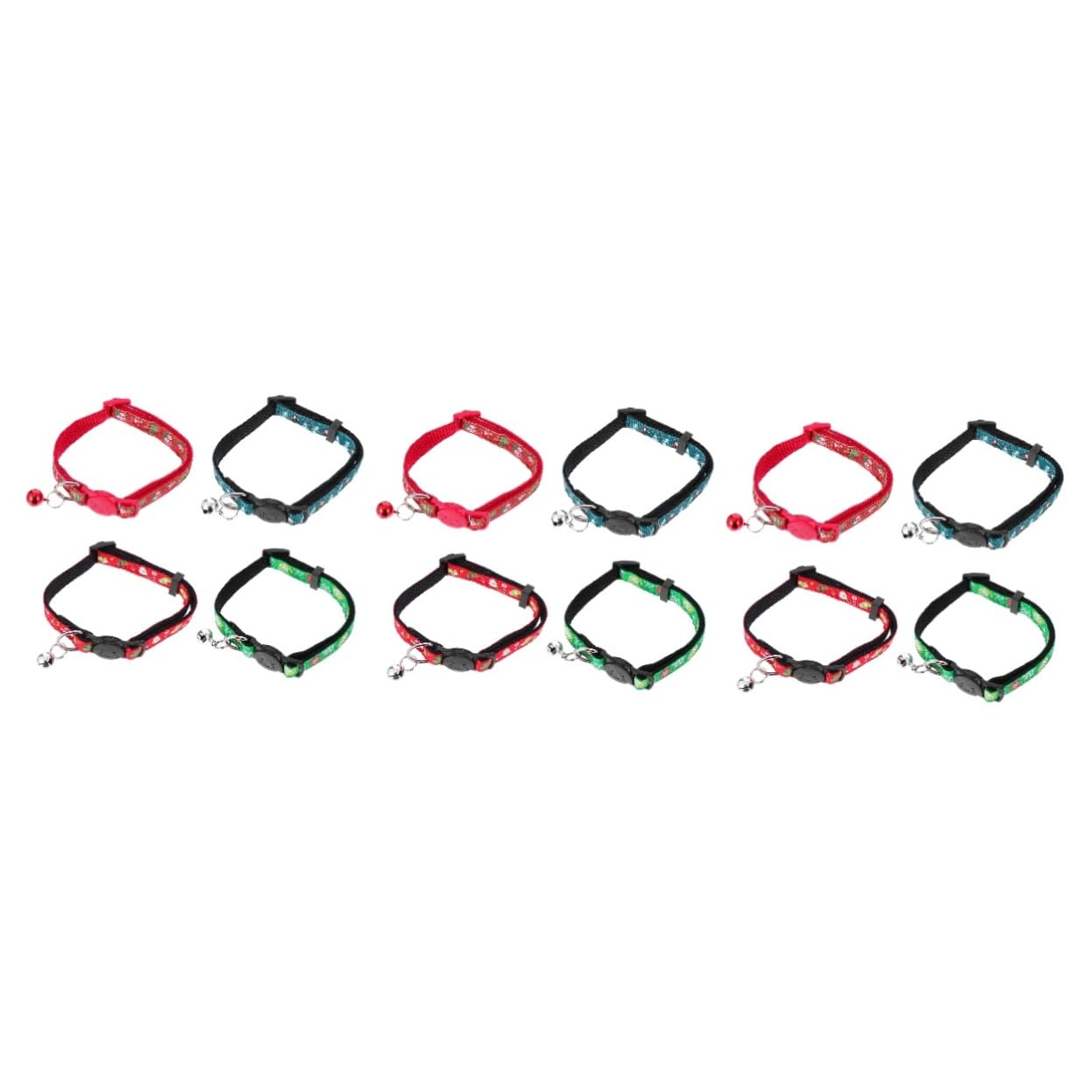 POPETPOP 12pièces Colliers Réglables pour Animaux De Compagnie avec Motifs Festifs De De Colliers pour Chiens Et