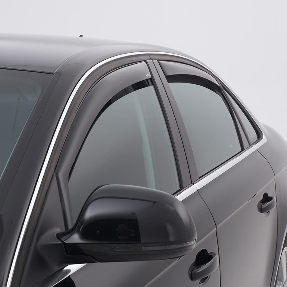 ClimAir Windabweiser Schwarz kompatibel Audi Q2 2016-