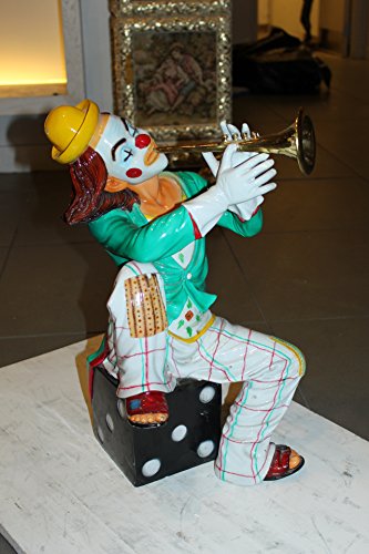 Estatua de payaso NIFAO en bronce con base de dados miniatura 6