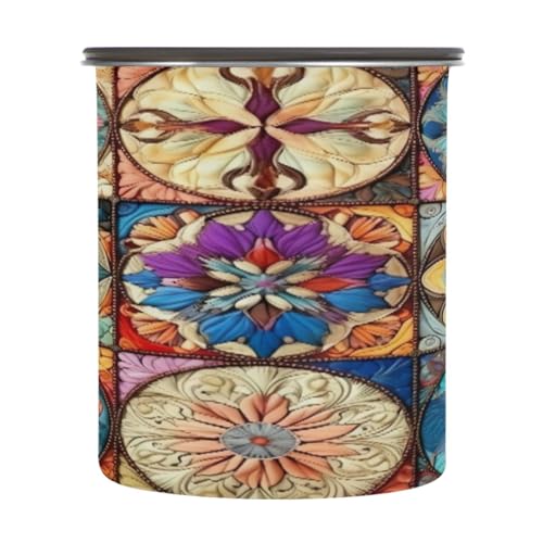 Envase de Café de Acero Inoxidable 900 ml con Tapa Hermética