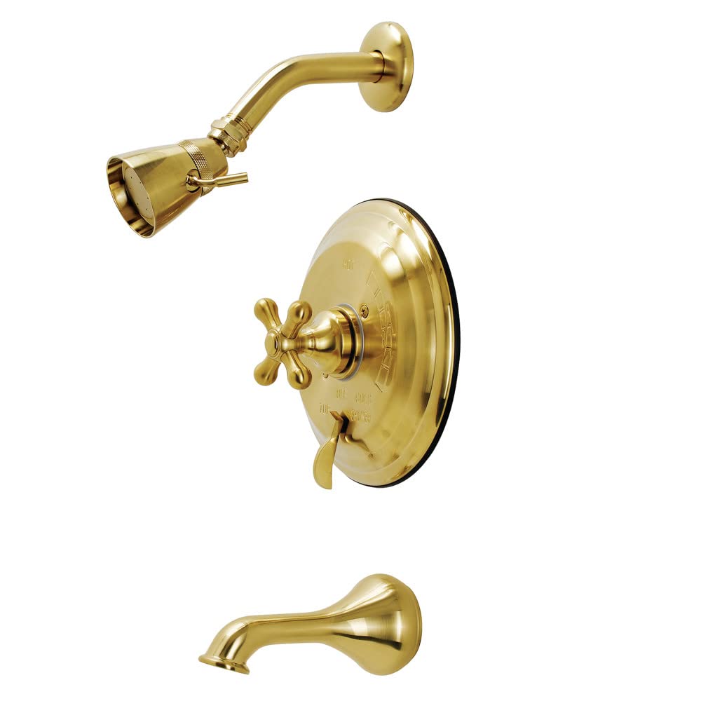 Robinet restauration baignoire douche Kingston Brass pour rénover une salle de bain rétro