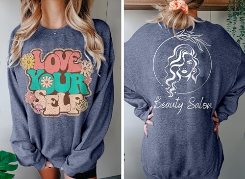 Custom Sweatshirt Add Your Own Text Logo Photo Personalized Design Your Own Pullover Front Back Side2