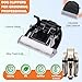 Leoezx 2 Pcs Dog Grooming Replacement Blades | Compatible Low Noise Dog Clippers | Dog Clipper Blades Compatible | Pet Grooming Replacement Blades | Dog Clipper Blades, Cleaning Brush
