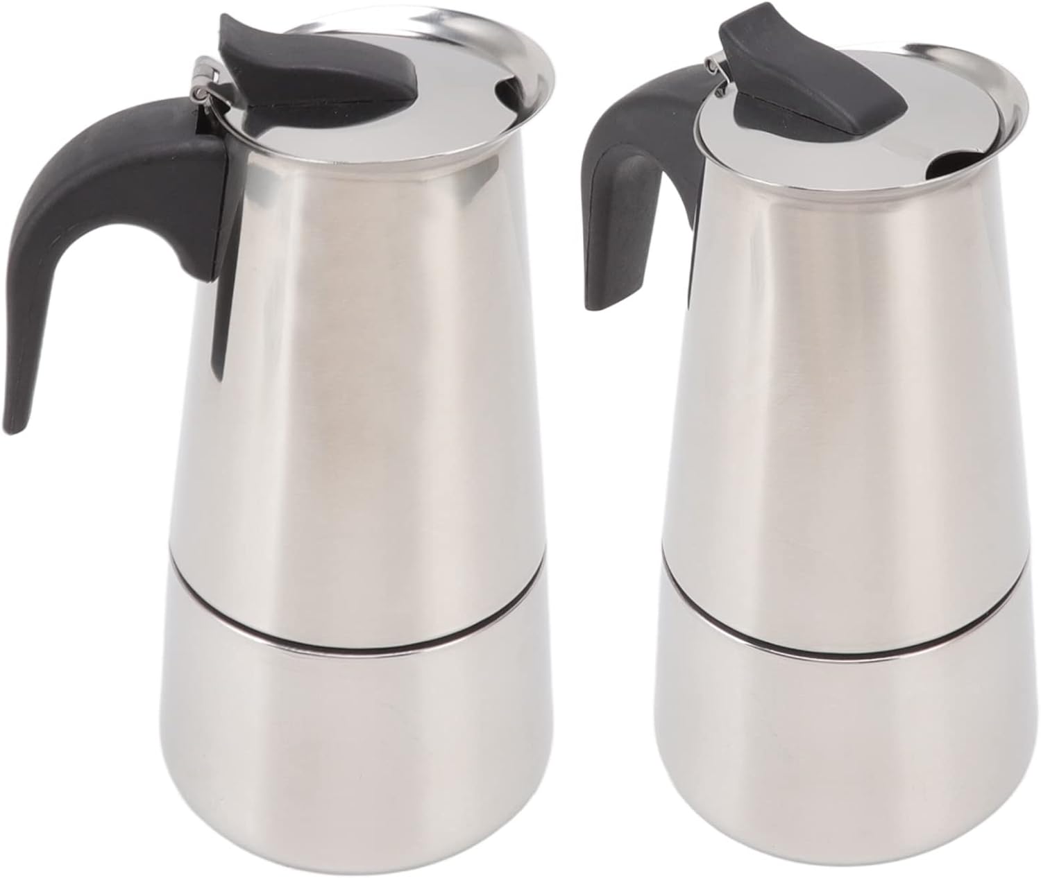 Coffee Pot, Stainless Steel Coffee Pot with Double Bottom Stainless Steel Food Grade Mocha Pot for Classic Americano, Cappuccino Or Latte (200ml) 3 51esVc6y7lL. AC SL1500