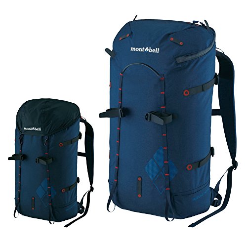 Mont-Bel Ridge Line Pack 30 Mochila, Adultos Unisex, Dark Navy (Azul), Talla Única