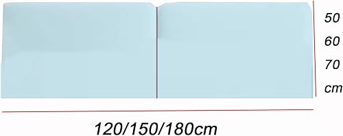 Miniatura 7 de Paneles tapizados para pared, cojín anticolisión, cabecera tapizada impermeable 3D, panel de protección contra lesiones (color blanco, tamaño