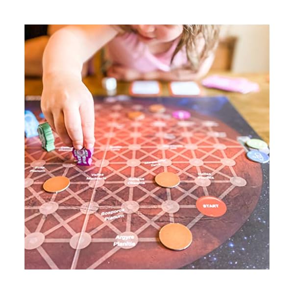 CoderMarz Game for Space and AI Learners! NBC Featured: First Ever Board Game for Boys and Girls Age 6+. Teaches About Mars, AI and Computer Programming Through Fun Astronaut and Neural Adventure!