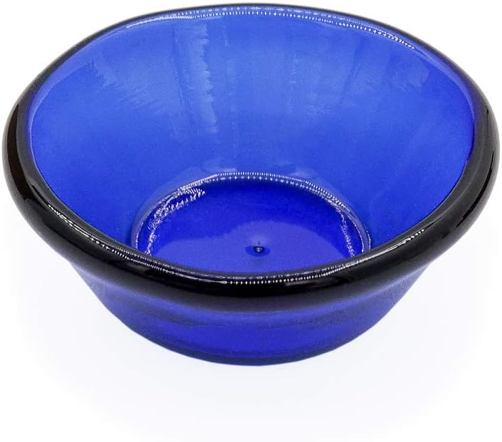 Odoria 1/12 Scale Dolls House Miniature Glass Bowl Dollhouse Accessories, Blue