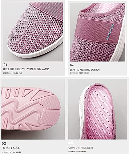 GDSAFS Tênis feminino de caminhada sem cadarço, almofada de ar, sem cadarço, sapatos de caminhada or