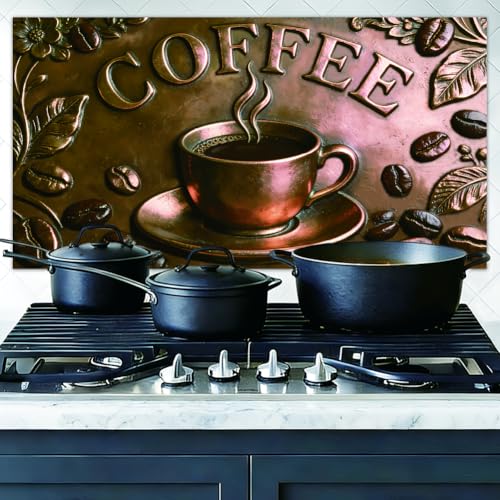 Protector contra salpicaduras cocina para evitar manchas de grasa panel decorativo extraíble 5