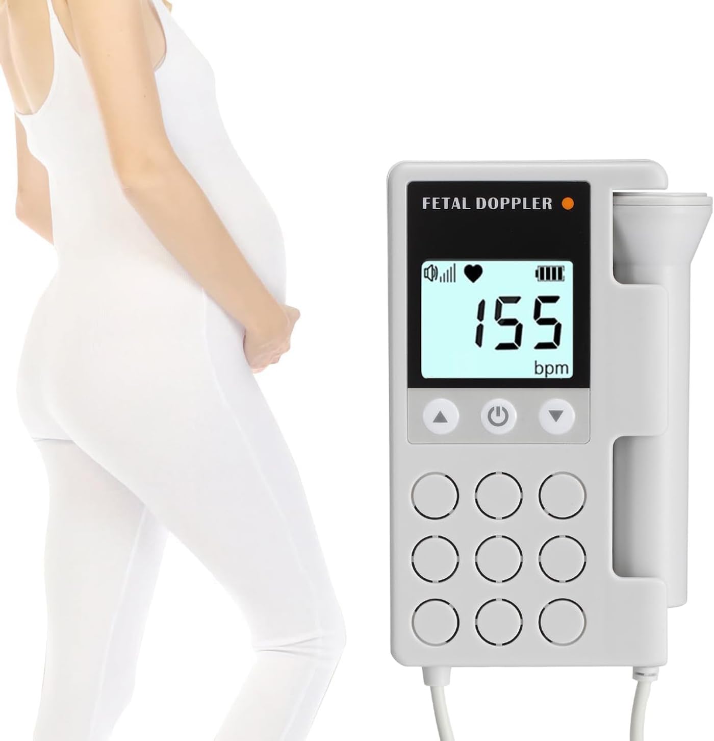 HUNTLEIGH Fetal Doppler FD-1 & DOPCORD, D140 baby fetal heart rate