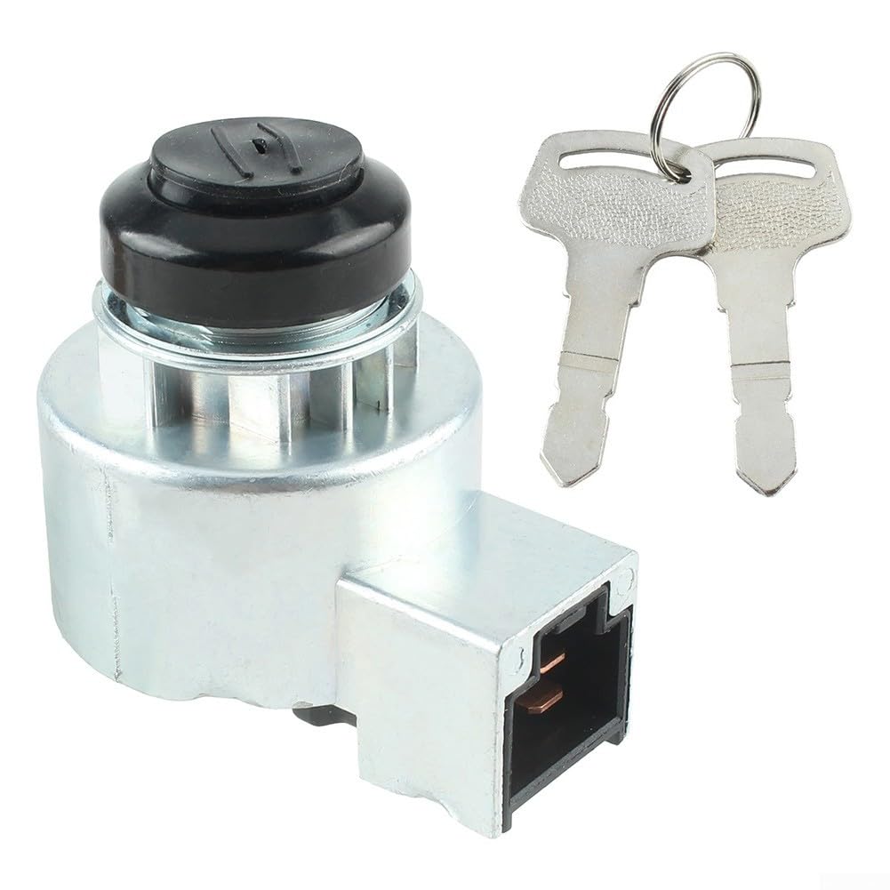 Interrupteur d'allumage pour tracteurs Kubota B7500 B2100 B2400 B1700 B7510 avec 2 clés Numéro OEM 6C040-55452