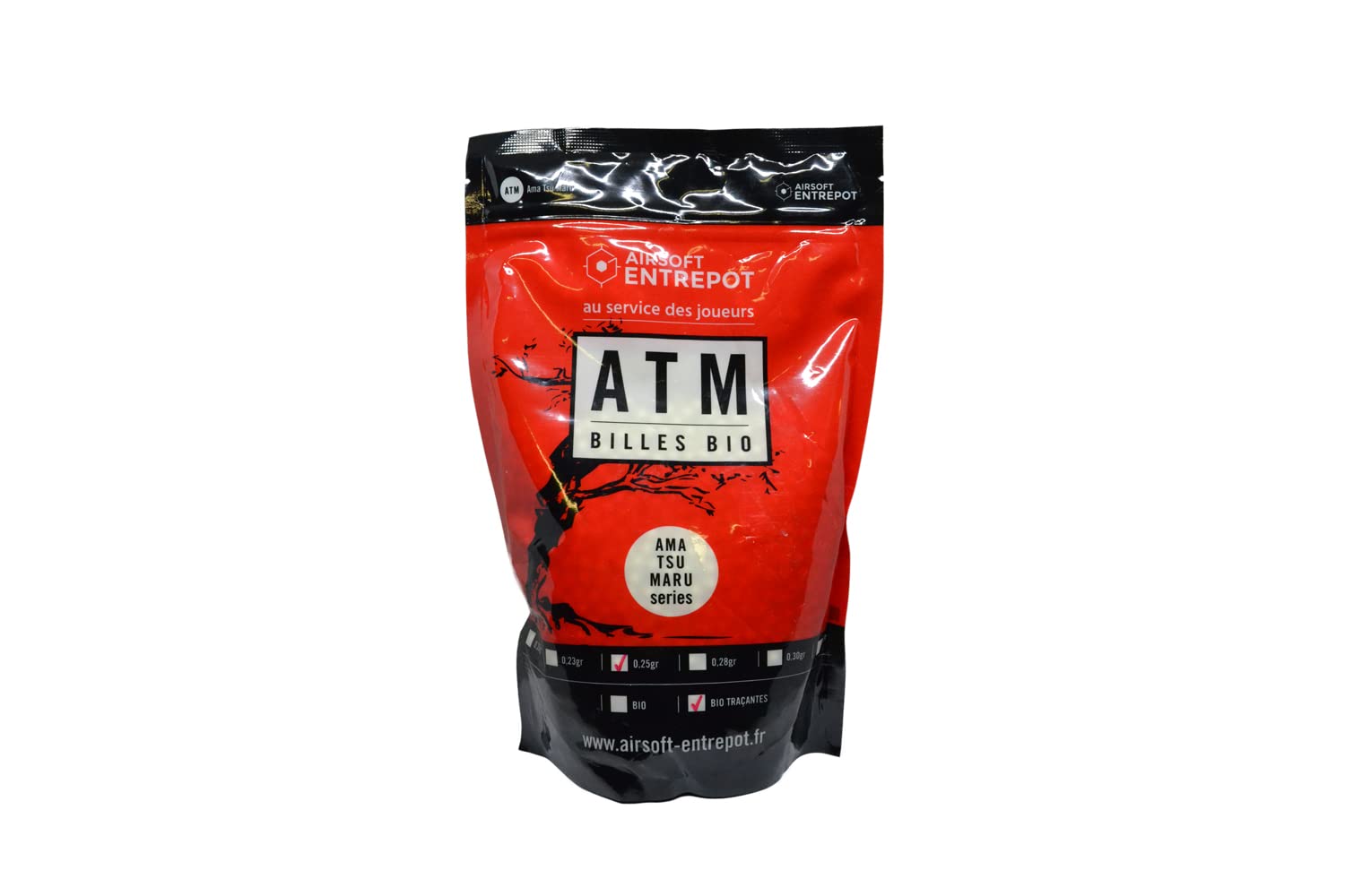 Bolas Biodegradables Para Airsoft (1kg / 0.25g) - Blancas - Marca Raccoon Select