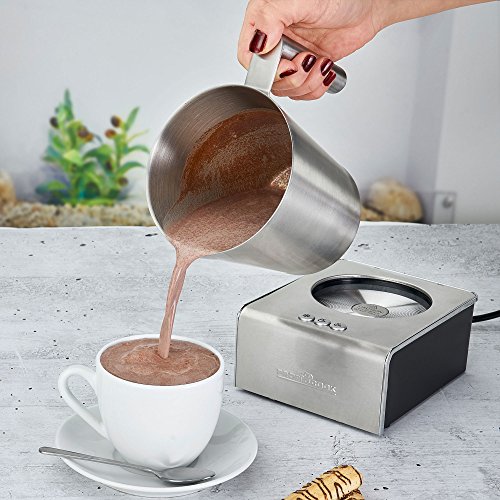 ProfiCook® Espumador de leche con función frío y calor | Espumador de leche eléctrico con 6 funciones | aprox. 500 ml de espuma | carcasa de acero inoxidable | PC-MS 1032 - Imagen 6
