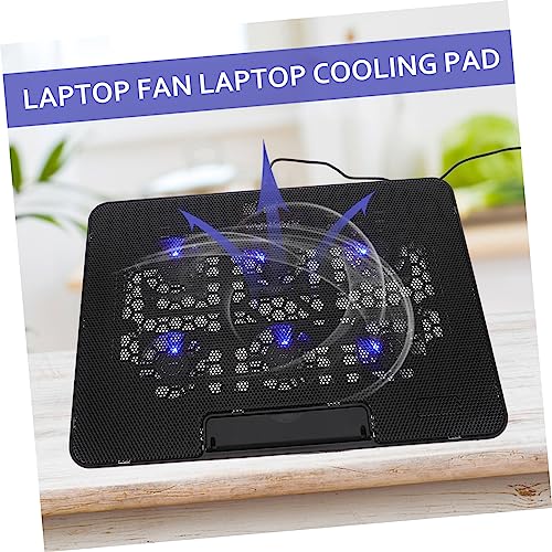 Base para portátil con ventilador ajustable Lurrose miniatura 6