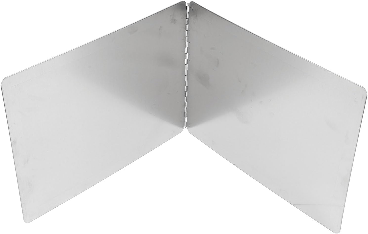 Stainless Steel Oil Splatter Guard, Oil Proof Baffle, 2 Sided Stove Splatter Guard for Kitchen Wall Screen Baking Protector (30x30x30cm / 11.8x11.8x11.8in)
