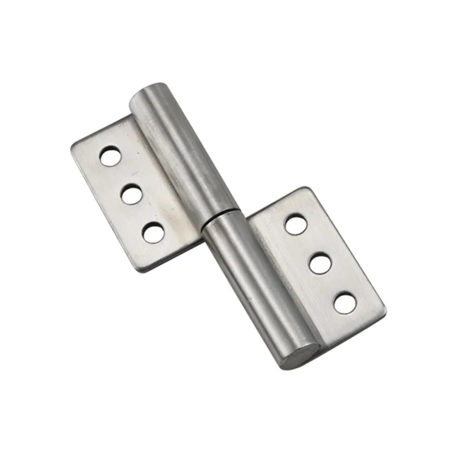 Stainless Steel Detachable Flag Hinge Industrial Equipment Thickened Load-Bearing Hinge 1Pcs(Left)