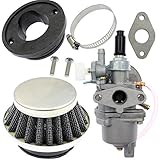 YOFMOO Carburetor Air Filter 43cc 47cc 49cc ATV Mini Moto Quad Go Kart Pit Dirt Pocket Racing Super...