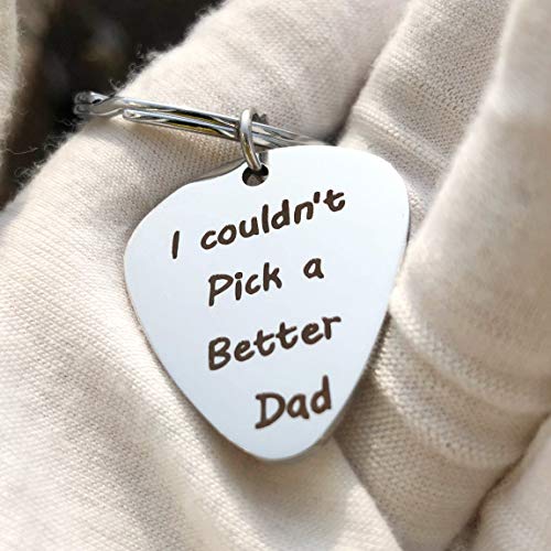 AMOR SPES Porte-clés médiator de guitare en acier inoxydable – Cadeau pour père – Pour la fête des pères – Inscription… - Les Beatles, Paul McCartney, John Lennon, RIngo Starr, George Harrison AMOR SPES Porte-clés médiator de guitare en acier inoxydable - Cadeau pour père - Pour la fête des pères - Inscription… – Image 3