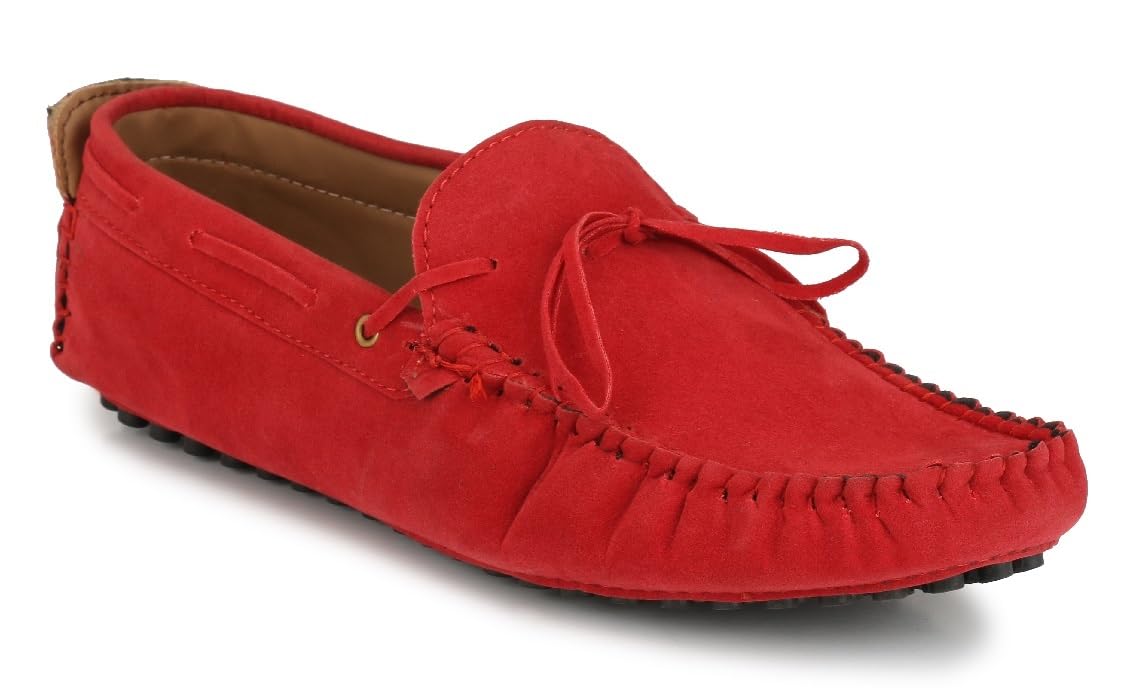 Big Fox Casual Kiltie Tasseled Loafers for Men (Red, Numeric_11) (B0B4W4S13Z) Amazon Price History, Amazon Price Tracker