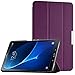 Price comparison product image EasyAcc Case for Samsung Galaxy Tab A6 10.1 2016 (SM-T580 / T585) - Ultra Slim Lightweight Smart Cover Compatible for Galaxy Tab A6 10.1 Inch 2016 with Stand Function/Auto Sleep Wake-up (Purple)