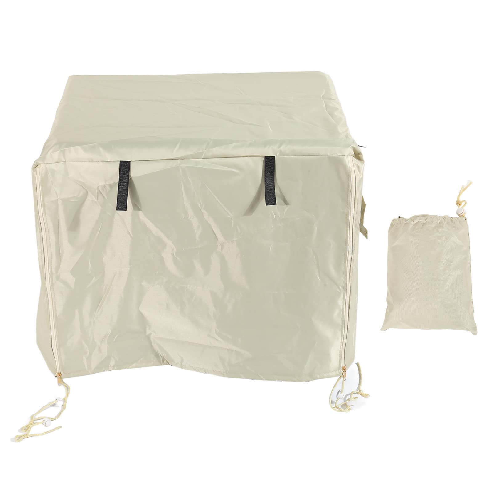 TANIQIACA Dog Crate Cover Universal Oxford Cloth Scratch Weatherproof Kennel Protection Cover for Indoor and Outdoor Use, Reduces Anxiety and Provides Comfort for Pets, Easy